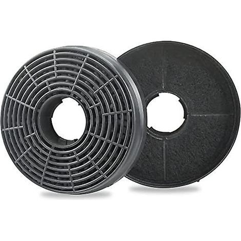 Cacf003 Kohlefilter Für Dunstabzugshauben, Ersatz Für Umluftsysteme, Abs-material Und Aktivkohlefilterelement (2er-packung)
