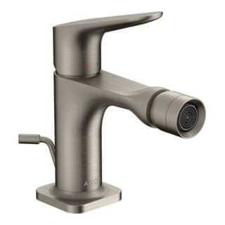 hansgrohe Bidet-Einhebelmischer Axor Citterio M A 116mm, m Zugst.Abl.Gar., Edelstahl-Optik