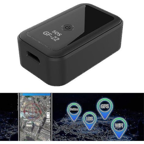 Gf-22 Gps-tracker Für Fahrzeuge (auto, Lkw, Wohnmobil), Merkmale: Mini-ortungsgerät, Versteckt Für Kinder Und Ältere Menschen, Kompatibel Mit Smartphones Für Echtzeit-ortung.