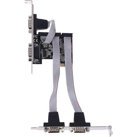 4-port Pcie Serial Expansion Card 99100, Rs232 Db9 Com Adapter/converter (txb077)
