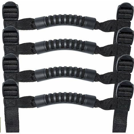 Für Jk Jku Tj 11-2016: 4 Einziehbare Dachträger Vorne/hinten Mit Robustem Innenliegendem Seil