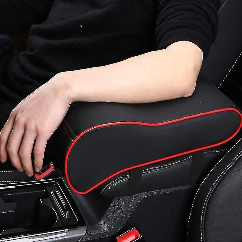 Universelles Auto-armlehnenkissen, Mittelkonsolenkissen, Sitzkissen, Fahrzeugschutz, Schwarz
