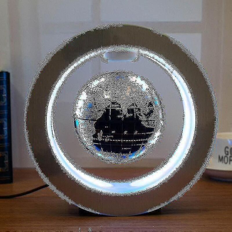 Schwebende Runde Led-kugel, Magnetische Levitation, Antigravitationslicht, Mehrfarbig, Australischer Stecker, Schwarz
