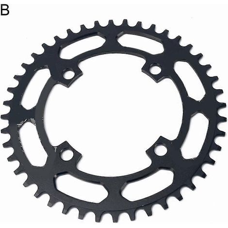 104 Mm Lochkreisdurchmesser, Rundes 40/42-zahn-kettenblatt Für Mountainbikes (narrow/wide) – Ausführung B – Schwarz