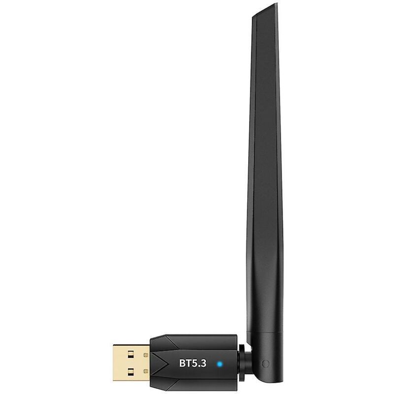 Bluetooth 5.3-adapter Mit Großer Reichweite Und Antenne Für Pc – Bluetooth-usb-dongle Für Maus, Tastatur, Kopfhörer, Lautsprecher, Drucker, Windows