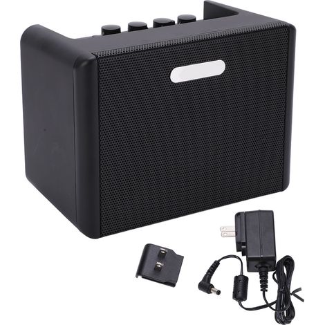 Mini-gitarrenlautsprecher Mit Verzerrung, 2 Kanälen, Kassetten-delay Für Proben, 100–240 V, Us-stecker