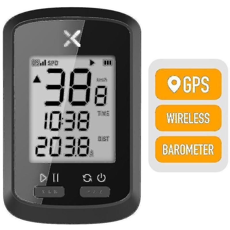 Kabelloser Digitaler Fahrradtacho Mit Intelligentem Gps