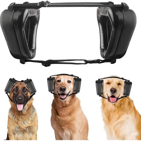 Geräuschunterdrückende Hundekopfhörer, Lärmschutz, Kopfumfang 43-61 Cm, Ideal Für Partys Und Flugreisen (schwarz).