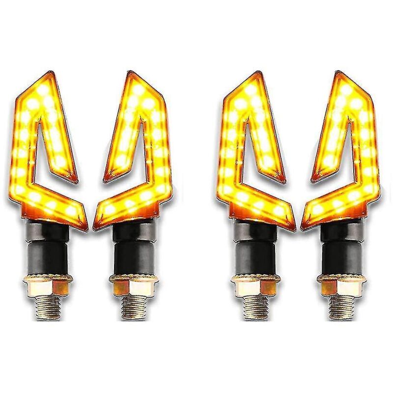 Set Mit 4 Motorradblinkern, 15 Leds, Für Roller/motorrad.