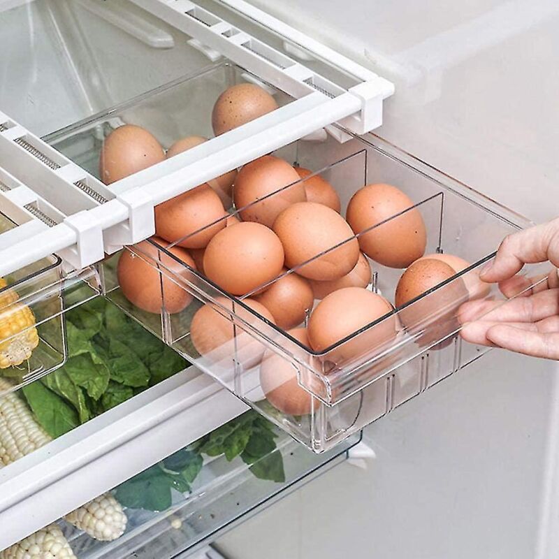 Aufbewahrungsbox Für Den Kühlschrank, Schubladenorganizer Für Den Kühlschrank, Transparente Aufbewahrungsbox