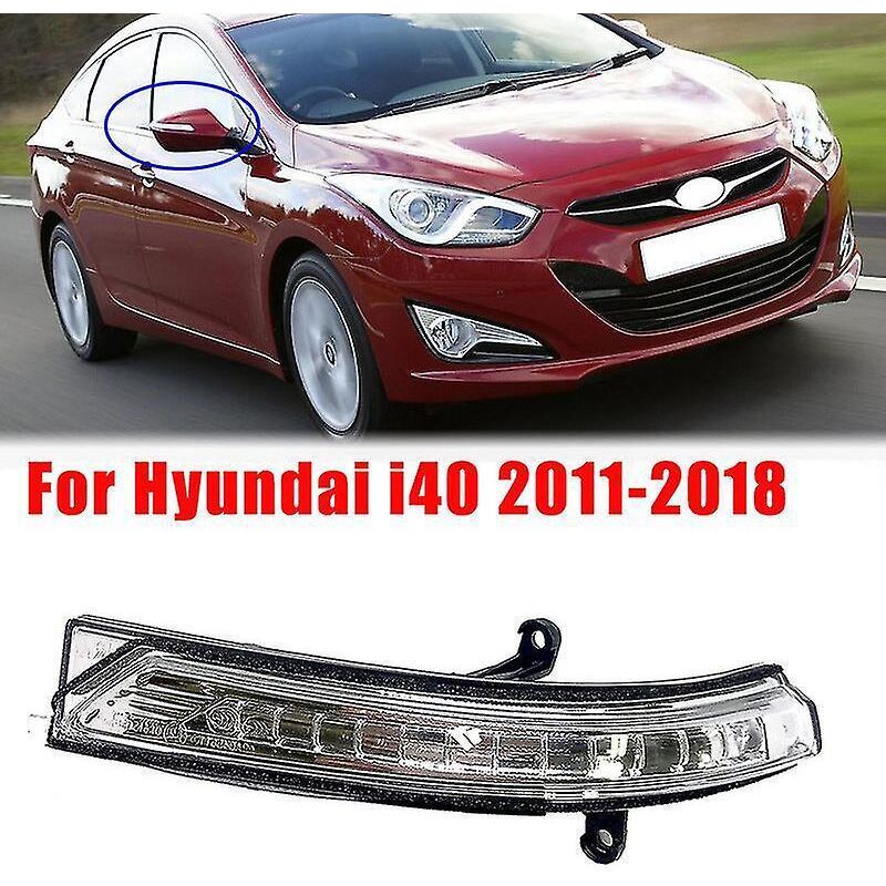 Led-innenspiegel Mit Integriertem Blinker Für Hyundai I40 (2011-2018), Teilenummern 876143z000 Und 876243z000 (rechte Seite).
