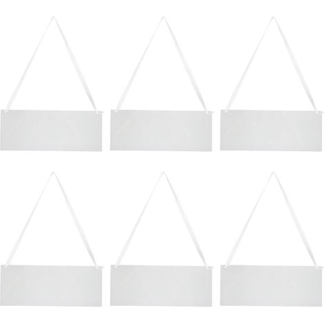 Set Mit 6 Schildern „reservierte Stühle“ Zum Aufhängen Bei Hochzeiten – 25,00 X 10,00 X 0,20 Cm – Transparent