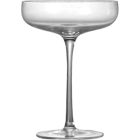 Exquisites Kristall-champagnerglas, Rotweinglas, Barglas – 15 X 10 Cm – Transparent