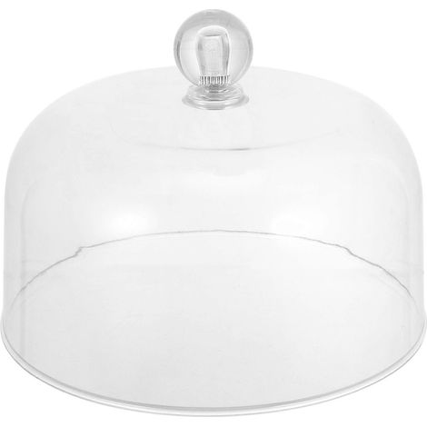 Staubdichte, Transparente Lebensmittelabdeckung, Praktische Transparente Dessertglocke – 13 X 13 X 9 Cm – Transparent
