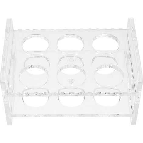 Acryl-schnapsglashalter Mit 6 Löchern, Multifunktionales Barzubehör – 19 X 13 X 10,5 Cm – Transparent