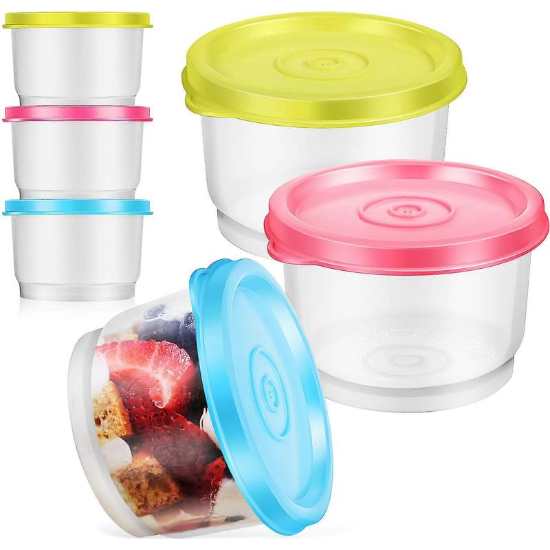6er-set Wiederverwendbare Vorratsdosen Für Gewürze Und Snacks, Mit Deckel, 160 Ml – 8,00 X 5,00 X 5,00 Cm