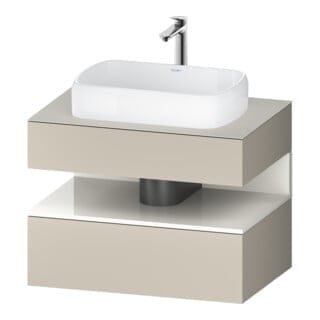 Duravit Waschtischunterschrank Qatego 80x55x60cm, w g/tau m, Pl, 1 Schubkast.