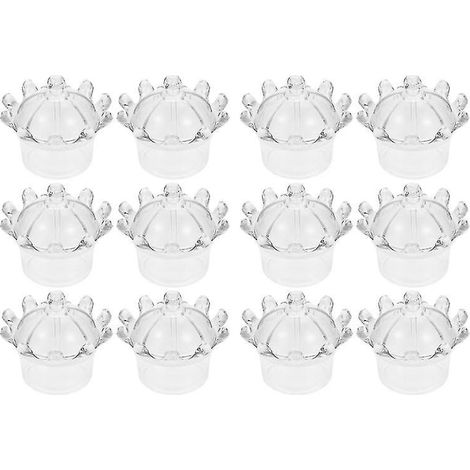 12 Transparente Bonbongläser