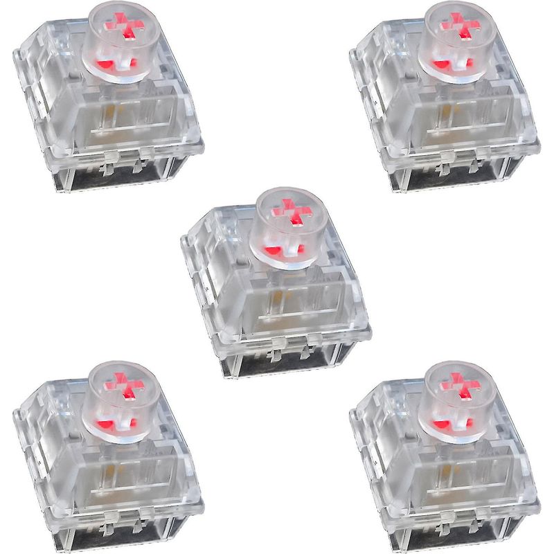 Mechanische Tastatur Mit Herzförmigen Schaltern, 3-pin Rgb Smd, 42 G (inkl. Mwst.), Durchscheinender Schaft