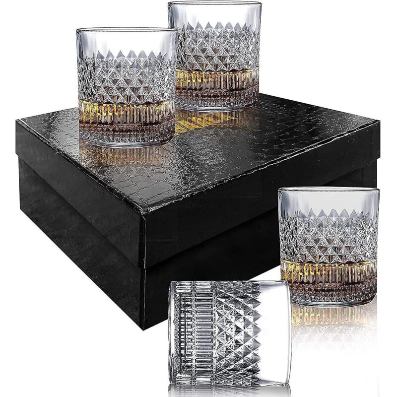 Herren-whiskygläser Im Old-fashioned-stil – 4er-set