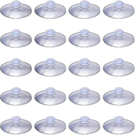 Yaju Transparente Küchensaugnäpfe Ohne Haken, 20 Mm, 30er-packung