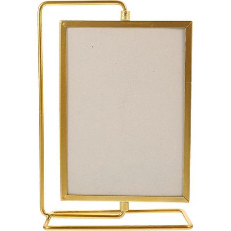 Drehbarer Bilderrahmen, Vintage-bilderrahmen, Fotohalter, Tischbilderrahmen – 22,5 X 15,5 X 6,8 Cm – Gold