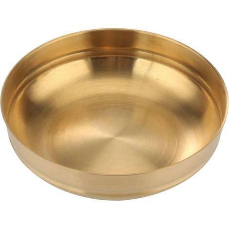 Schüssel Aus Edelstahl Für Kalte Nudeln (1 Stück) – Suppen-/reisschüssel – 20 X 7 Cm – Goldfarben
