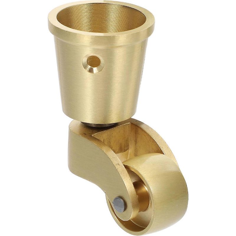 Schwerlast-universalrolle Aus Messing, 360° Drehbar, Für Möbel – 5,8 X 2,5 X 2,2 Cm – Gold