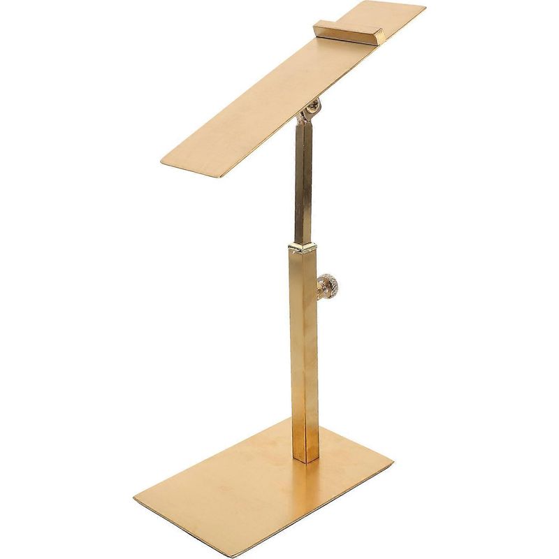 Verstellbarer Schuhständer Für High Heels, Freistehend, Edelstahl-erhöhung – 20,50 X 14,00 X 7,00 Cm – Gold