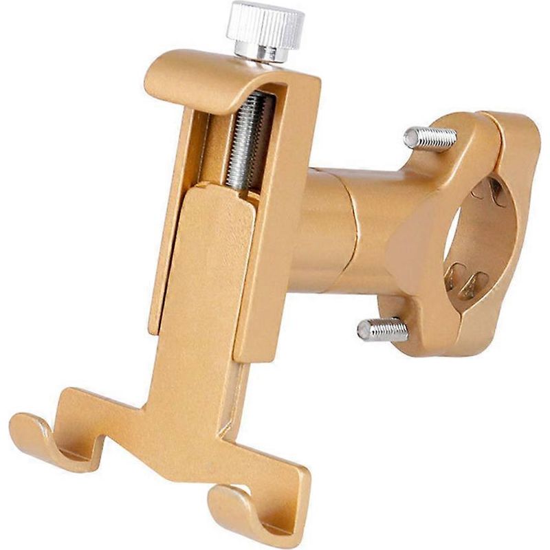 Handyhalterung Für Mountainbikes, Aluminiumlegierung, Zubehör – 6,6 X 6,5 X 6 Cm – Gold