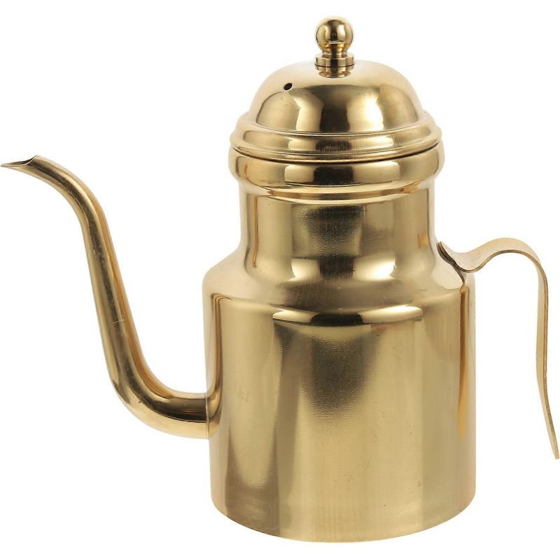 Haushalts-ölspender, Multifunktionaler Essigspender, Praktischer Ölbehälter – 13,2 X 7,5 Cm – Gold