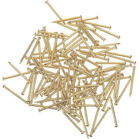2030 Möbelbefestigungsnägel, Bilderaufhängenägel Aus Metall Und Kupfer (diy) – 0,12 X 1,2 Cm – Gold