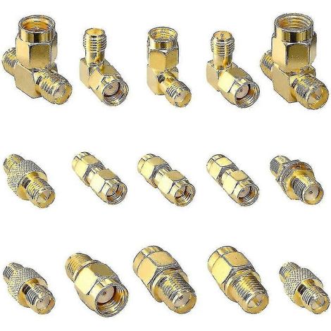 Typ 15 Hf-antennenadapter-kit, Sma-stecker/-buchse, Konverter Für Wi-fi-antennenverlängerung C
