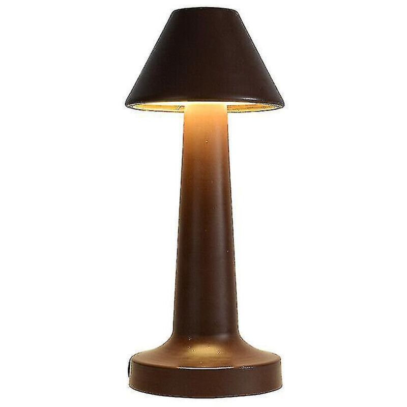 Wiederaufladbare, Berührungsempfindliche Tischlampen (gold) - B-brown