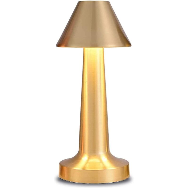 Wiederaufladbare, Berührungsempfindliche Tischlampen (gold) - B-or