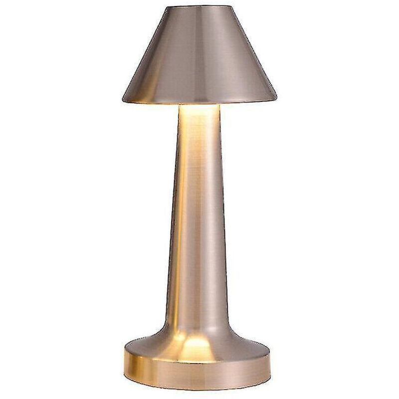Wiederaufladbare, Berührungsempfindliche Tischlampen (gold) - B - Silber