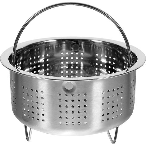 Dampfkorb Für Reiskocher, Edelstahl-dampfkorb, Speisedämpferkorb – 14,00 X 14,00 X 8,00 Cm – Silber