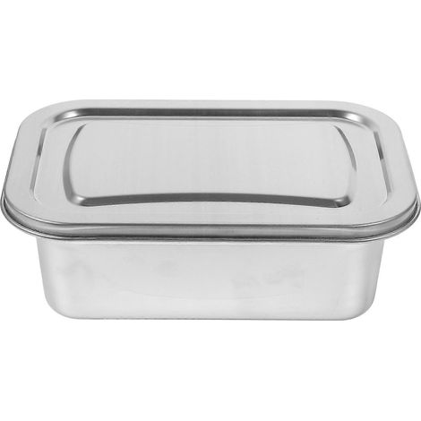 Gefrierbehälter Für Eiscreme, Eiscremewanne, Aufbewahrungsbox Für Den Kühlschrank – 23,00 X 15,50 X 8,00 Cm – Silber