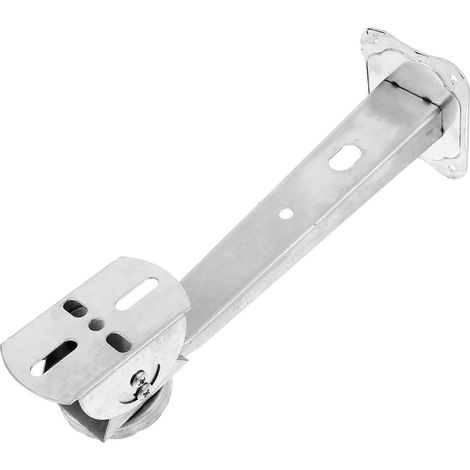 Verstellbare Wandhalterung Für Überwachungskameras Im Außenbereich – 25,00 X 8,30 X 6,70 Cm – Silber