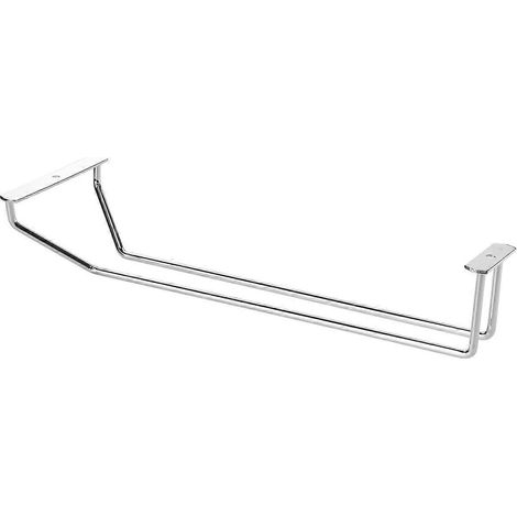 Leorx Wein- Und Champagnerglashalter Mit Schrauben (silber) - 35 X 11 Cm - Silber