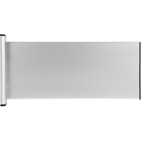 Doppelseitiges Türschild (leer), Büroschild, Türschild Aus Aluminiumlegierung – 29,00 X 14,50 X 4,00 Cm – Silber