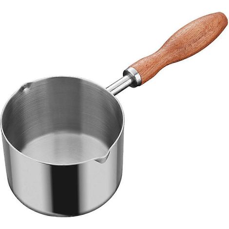 Haushalts-kochtopf Mit Griff, Multifunktionaler Kochtopf Für Milch Und Eier – 20,50 X 8,80 X 6,00 Cm – Silber