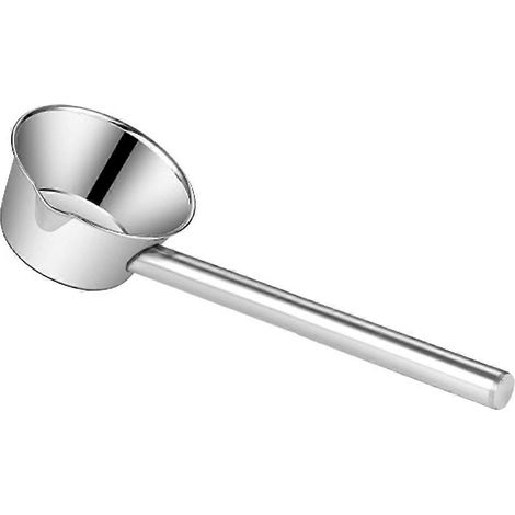 Schöpfkelle Aus Edelstahl Mit Langem Griff, Küchenkelle, Gartenkelle, Gartendekoration – 47,00 X 12,00 X 6,30 Cm – Silber