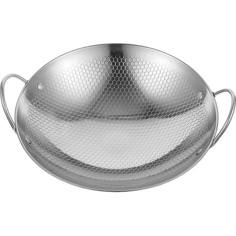 Edelstahl-kochtopf, Haushalts-küchentopf Mit Doppelgriff – 26,5 X 22,5 X 5,8 Cm – Silber