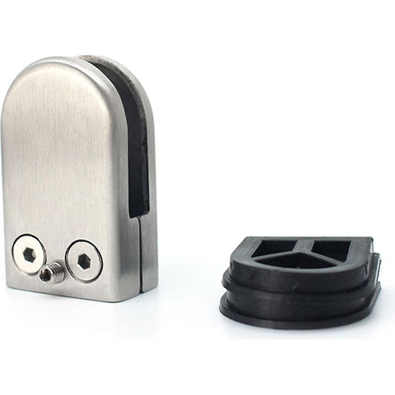 Edelstahl-glasklemmen (4/8 Stück), Verstellbarer Flachrückseiten-glashalter Für 5-8 Mm Glas (8 Stück)