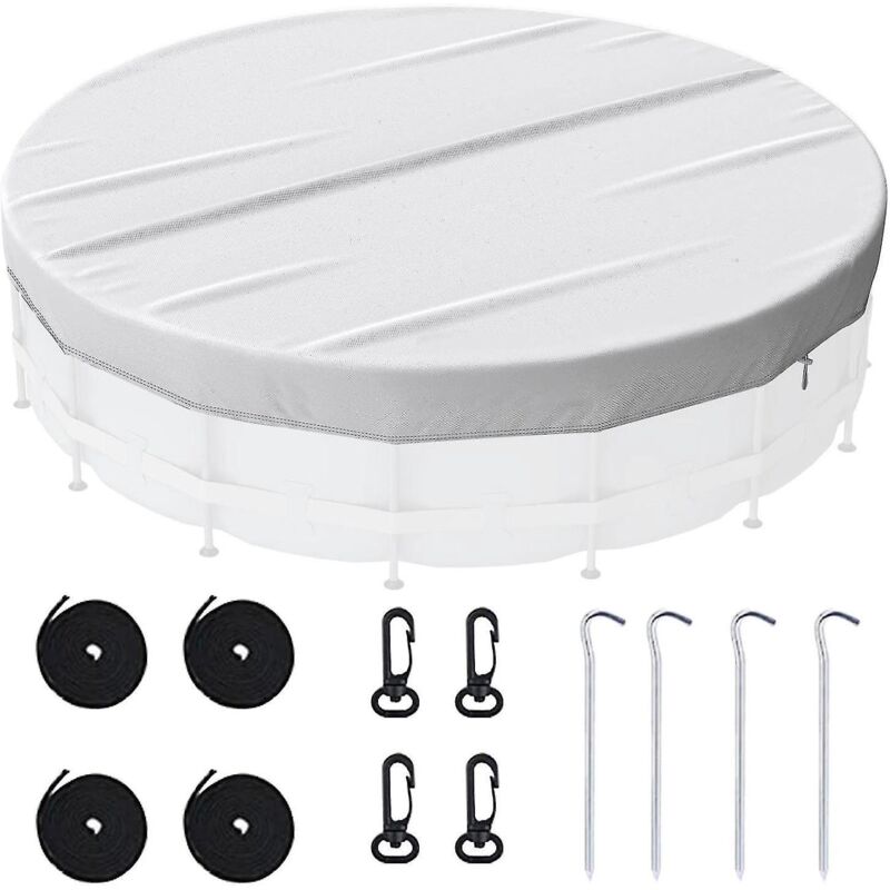 Runde, Aufblasbare Poolabdeckung, Wind-, Wasserdicht Und Staubdicht, Für Familienpools, Whirlpools Und Aufblasbare Hot Tubs – 1,8 M