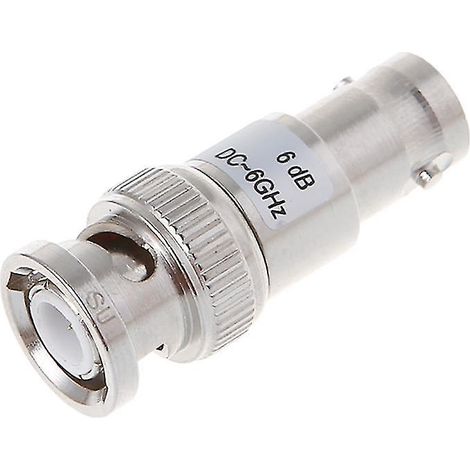 Fester 3-w-hf-bnc-koaxialadapter, Gerader Dc-6-ghz-dämpfungsregler, Dämpfung: 3–30 Db