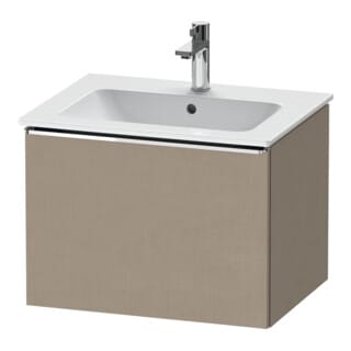 Duravit Waschtischunterschrank D-Neo 61x46,2cm, chr/Leinen, 1 Ausz., wandhängend