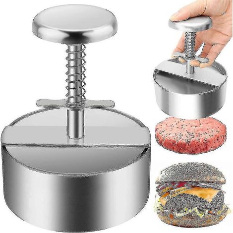 Homemiyn Hamburgerpresse, Premium-hamburgerpresse Aus Edelstahl, Verstellbare Burger-patty-maschine