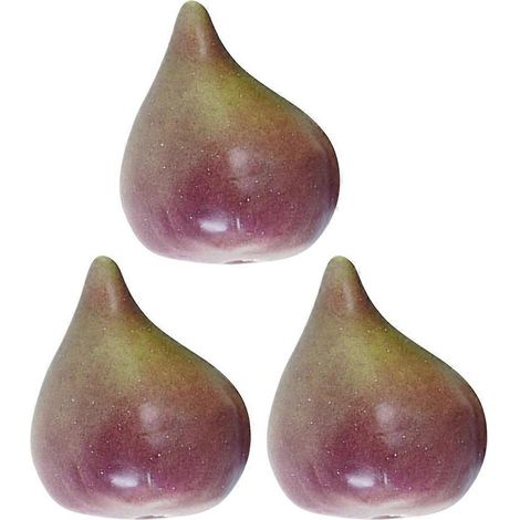Set Mit 3 Künstlichen Schaumstofffrüchten, Fruchtfiguren, Dekorative Künstliche Fruchtstatuen – 6,00 X 5,50 X 5,50 Cm